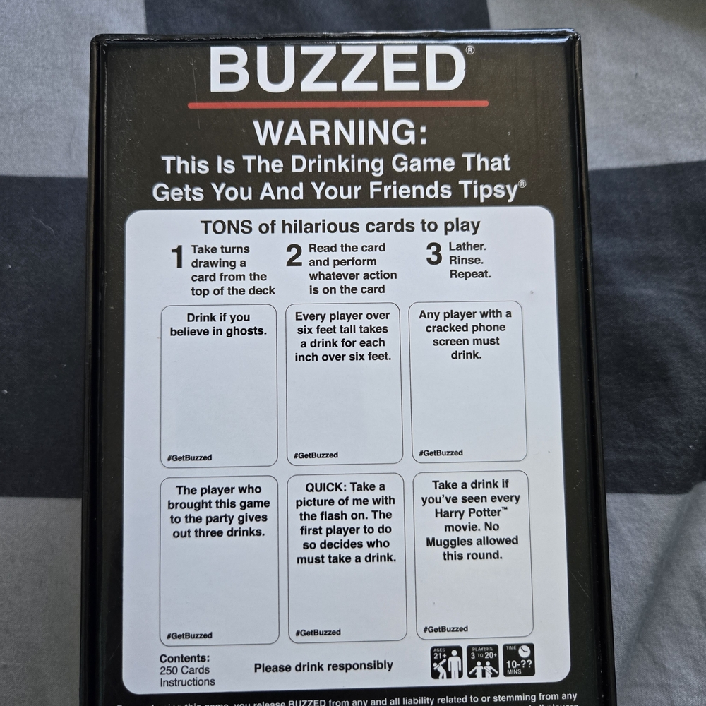 Buzzed Drinking Game - Picture 2 of 3